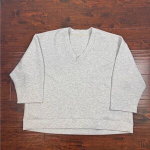 NWOT Old Navy V-Neck Sweatshirt, 2X, Grey, V-Neck Pullover
